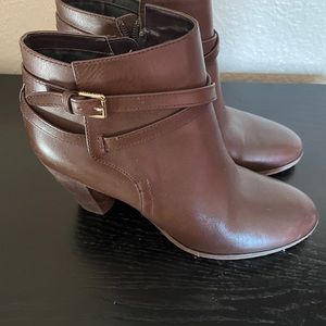 Brown Cole Haan booties